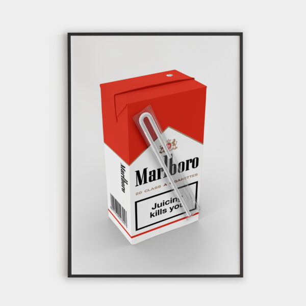 posterando-poster-mashup-marlboro-succo-smoking-juice